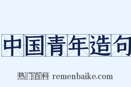 中国青年造句是什么意思的图片